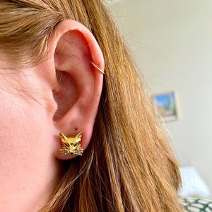 Kate Spade Gold Fox Studs